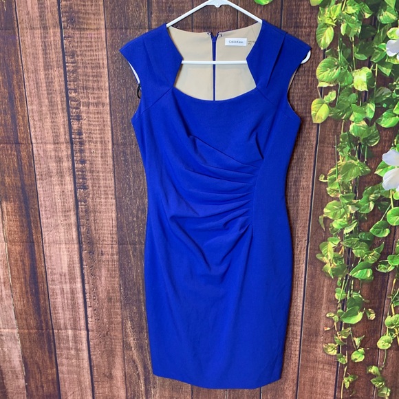 Calvin Klein Dresses & Skirts - CK : royal blue sheath dress